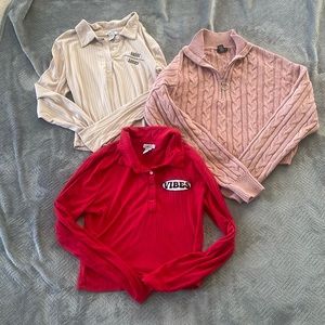 3 Rue 21 long sleeve shirts (all for $12)